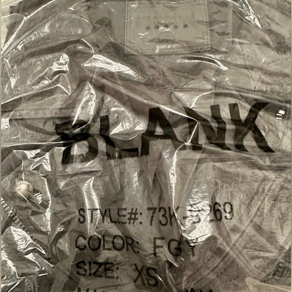 BLANK NYC Leather Suede Moto Jacket French Gray Dark Gray Accents Women XS NWT - Picture 13 of 13